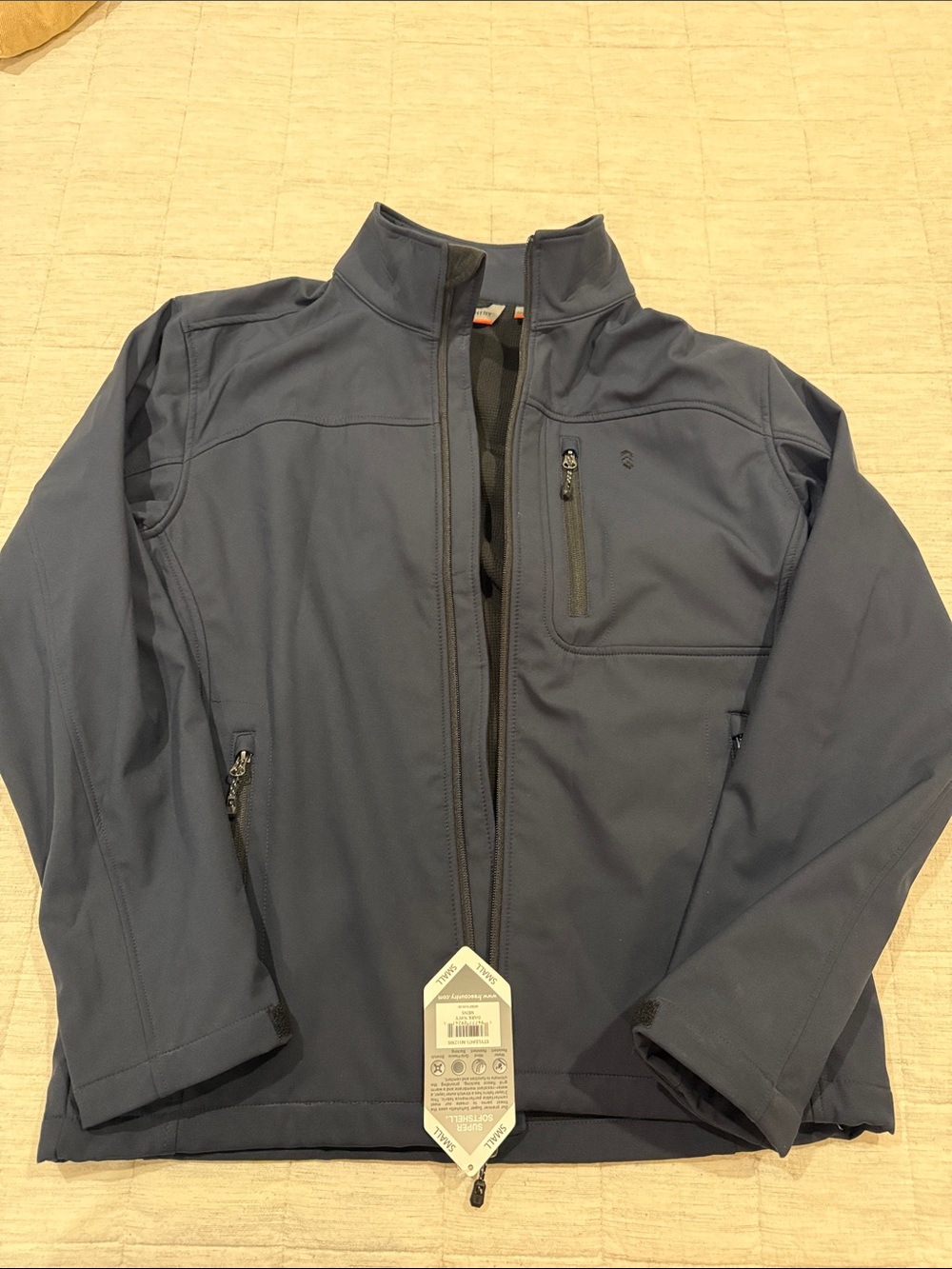 Free Country Navy Lightweight Softshell Jacket